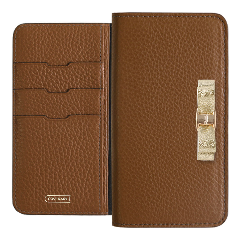 Genuine leather 32 colors Italian shrink leather foil leather ribbon decoration notebook-style case AQUOS series