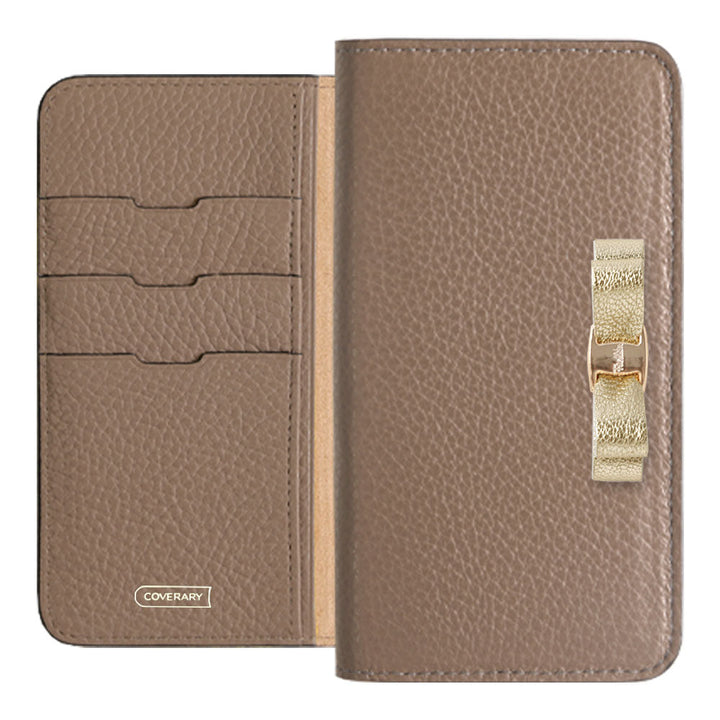 Genuine leather 32 colors Italian shrink leather foil leather ribbon decoration notebook-style case AQUOS series