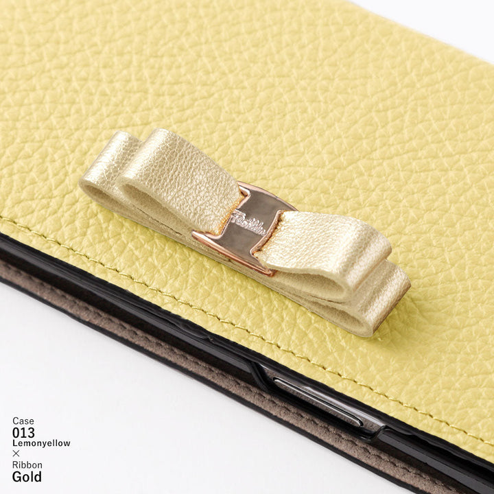 Genuine leather 32 colors Italian shrink leather foil leather ribbon decoration notebook-style case AQUOS series