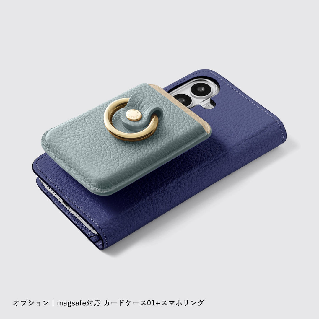 Étui pour téléphone compatible MagSafe, en cuir véritable, type portefeuille, compatible avec tous les modèles, 32 couleurs, cuir italien grainé, série Galaxy