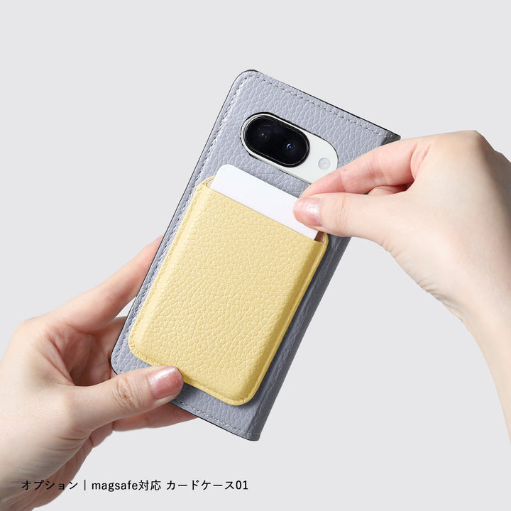 MagSafe対応 スマホケース 本革 手帳型ケース 全機種対応 32色 イタリアンシュリンクレザー