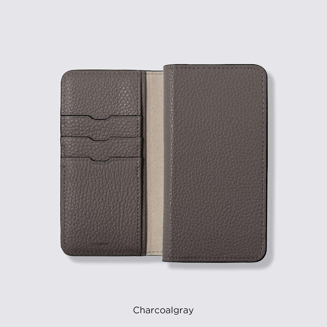 Étui pour téléphone compatible MagSafe, en cuir véritable, type portefeuille, compatible avec tous les modèles, 32 couleurs, cuir italien grainé, série Google Pixel