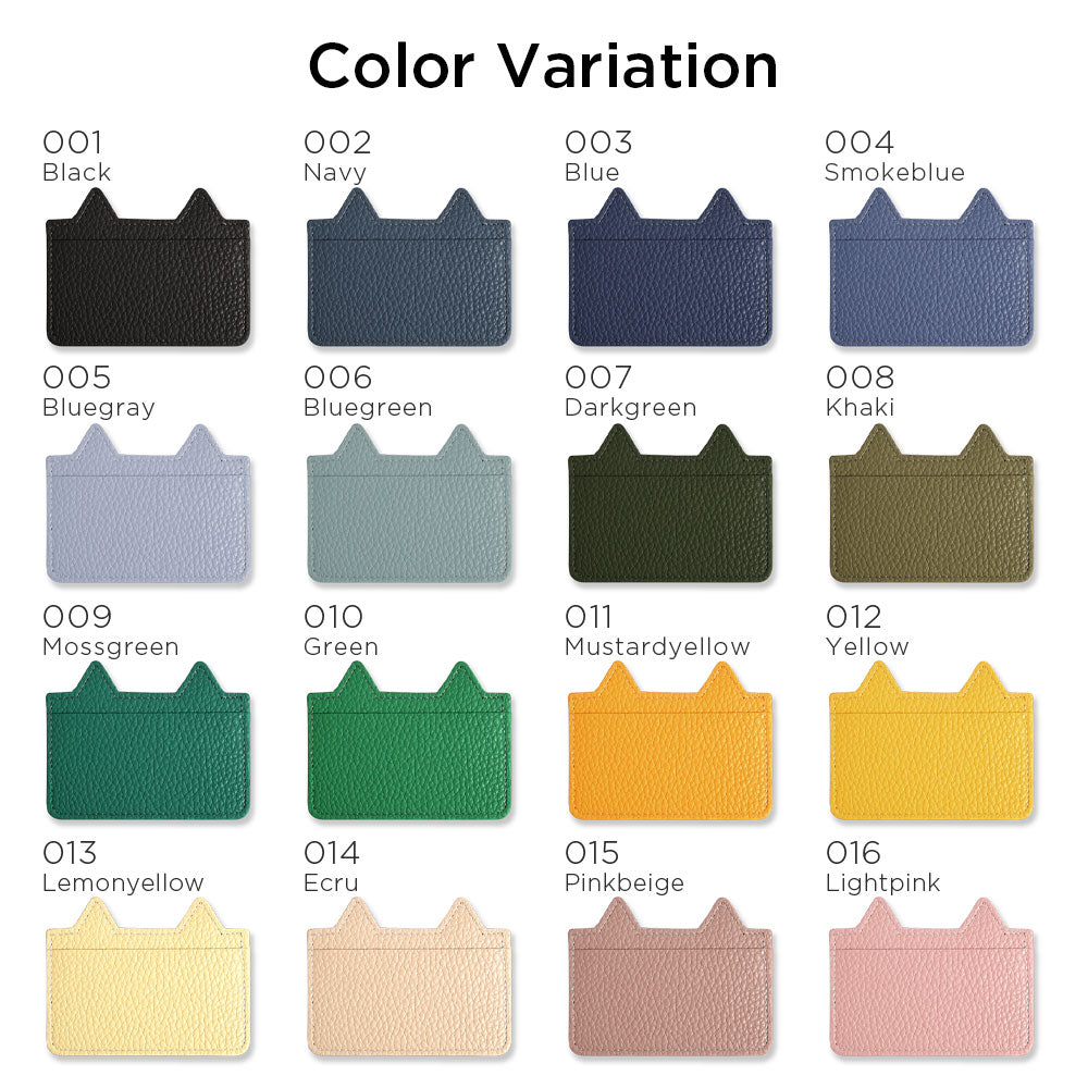 Genuine leather 32 colors Italian shrink leather Cat-shaped pocket with notebook-style case Galaxy series