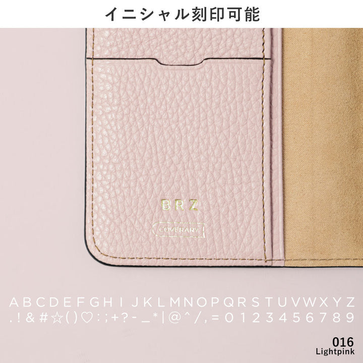 本革 32色 イタリアンシュリンクレザー フラワーデコ 手帳型ケース Galaxyシリーズ