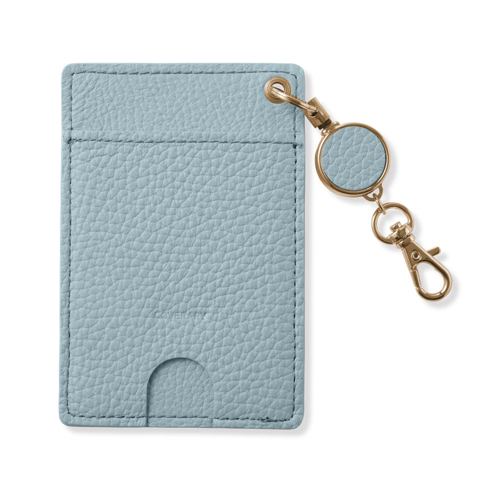 本革 32色 イタリアンシュリンクレザー リール付きパスケース – COVERARY