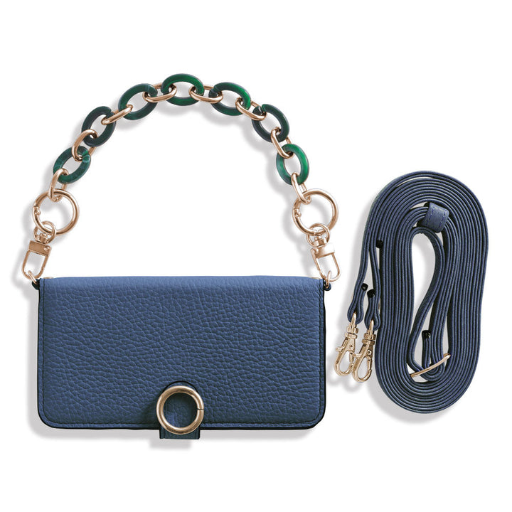 Genuine leather 32 colors Italian shrink leather hand strap & shoulder strap included notebook-style case (with belt) Xperia series