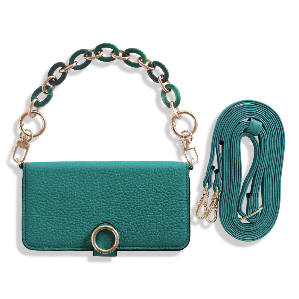 Genuine leather 32 colors Italian shrink leather hand strap & shoulder strap included notebook-style case (with belt) Xperia series