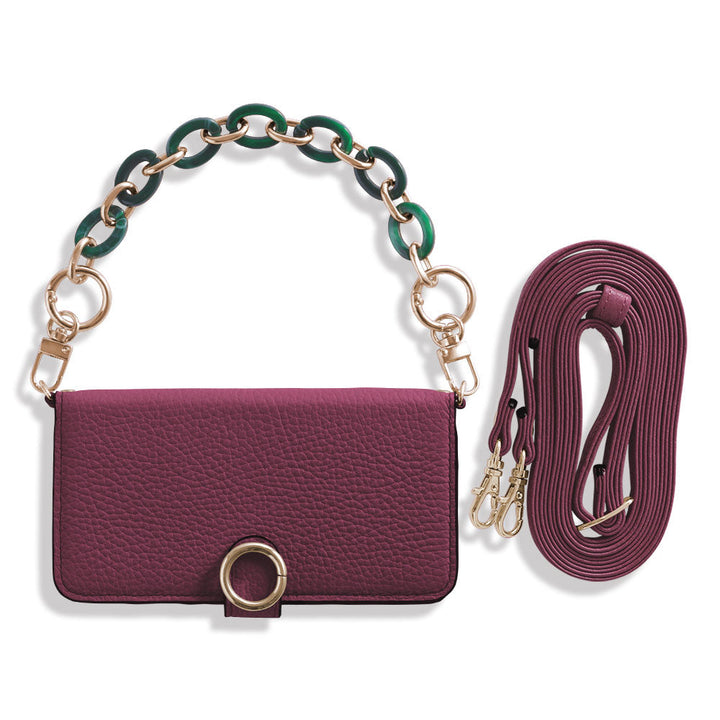 Genuine leather 32 colors Italian shrink leather hand strap & shoulder strap included notebook-style case (with belt) Xperia series