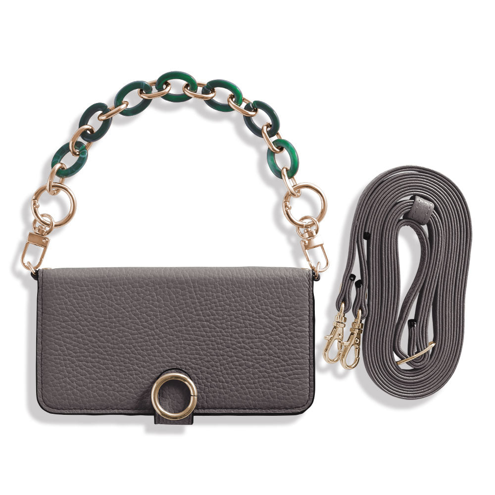 Genuine leather 32 colors Italian shrink leather hand strap & shoulder strap included notebook-style case (with belt) Xperia series