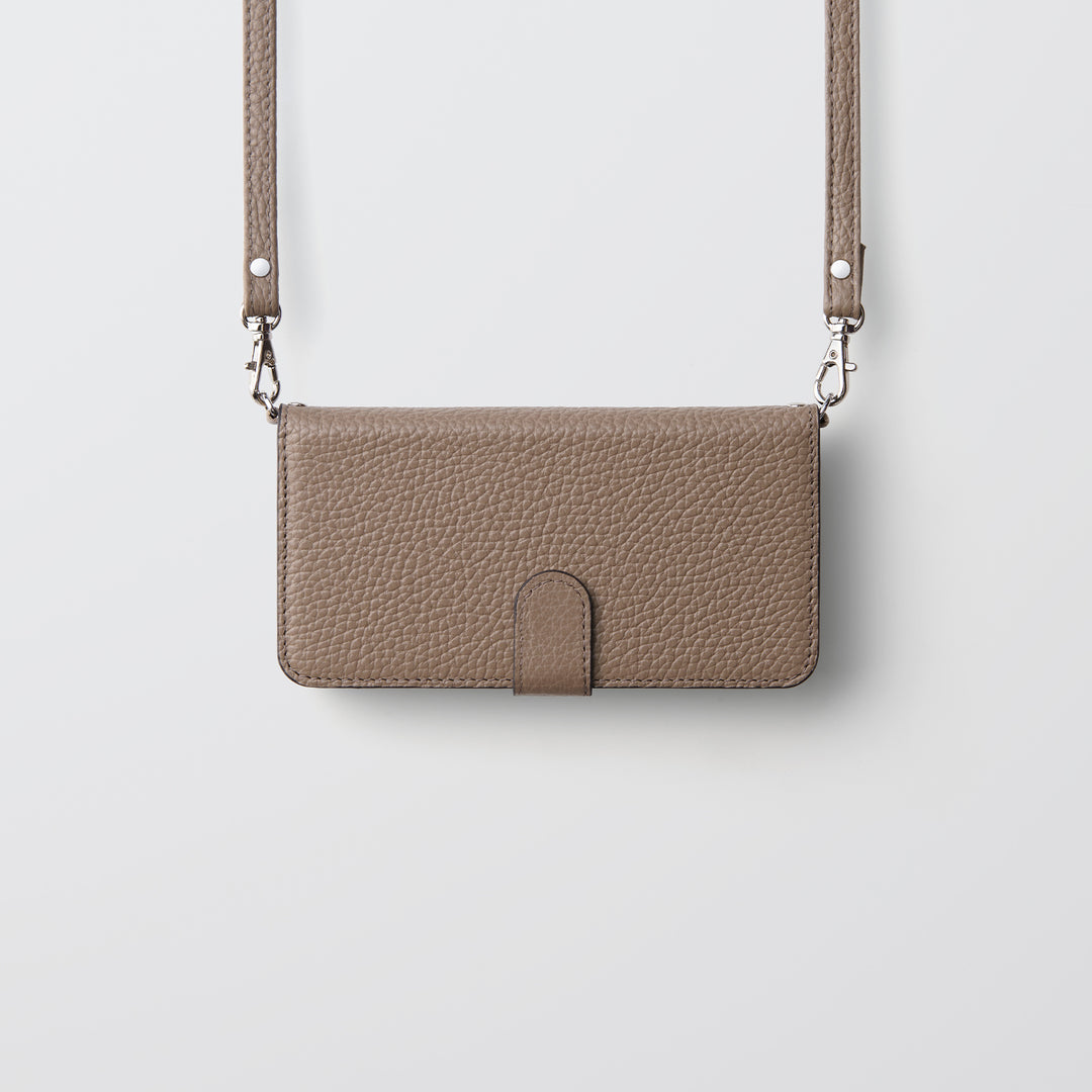 Étui portefeuille en cuir véritable 32 couleurs cuir italien grainé avec bandoulière (avec ceinture) pour la série Google Pixel