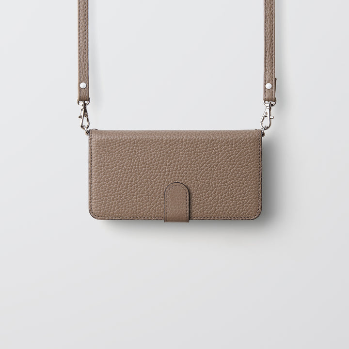 Étui portefeuille en cuir véritable 32 couleurs cuir italien grainé avec bandoulière (avec ceinture) pour la série Google Pixel