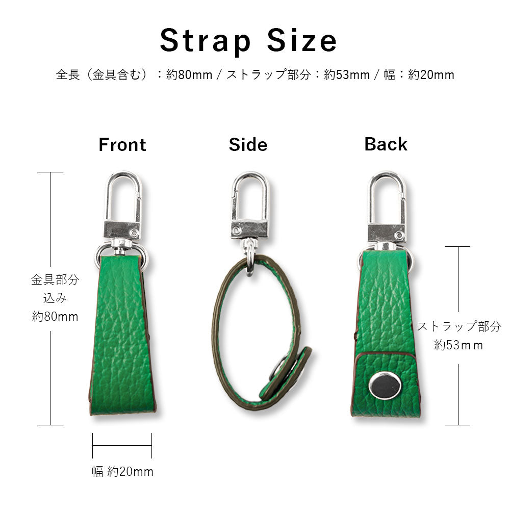 Genuine leather 32 colors Italian shrink leather with finger strap notebook-style case