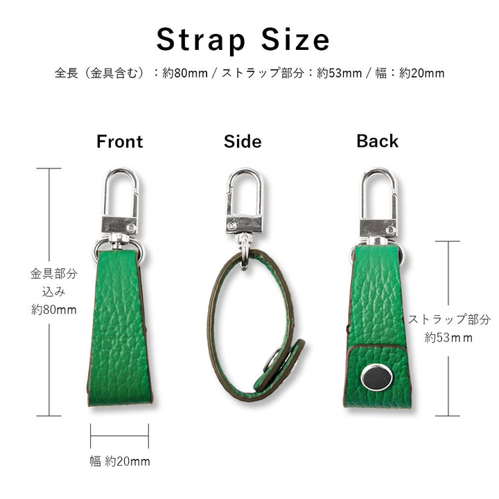 Genuine leather 32 colors Italian shrink leather with finger strap notebook-style case