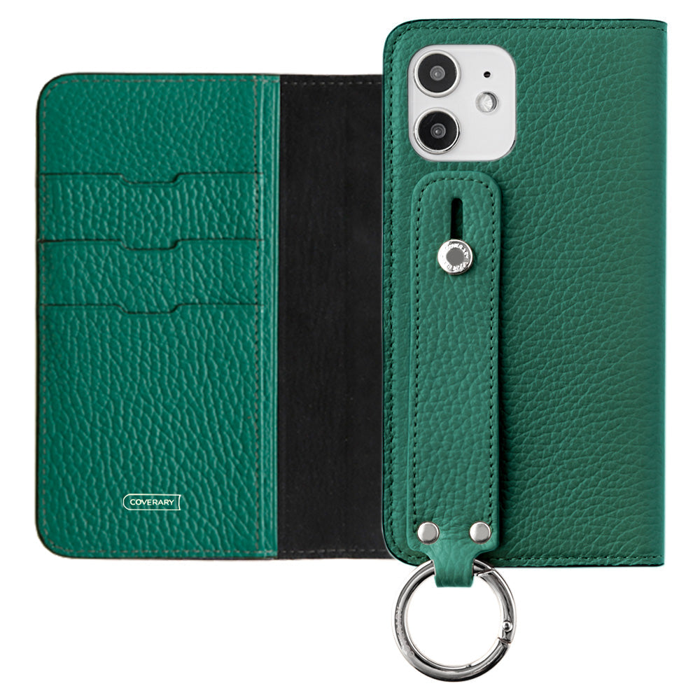 Genuine leather 32 colors Italian shrink leather with hand belt notebook-style case AQUOS series