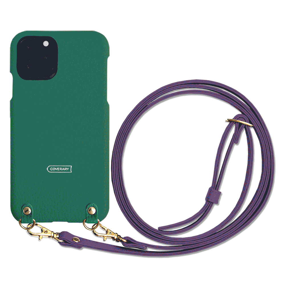 自分でデザイン ショルダーストラップ 背面ケース 本革32色 イタリアンシュリンクレザー