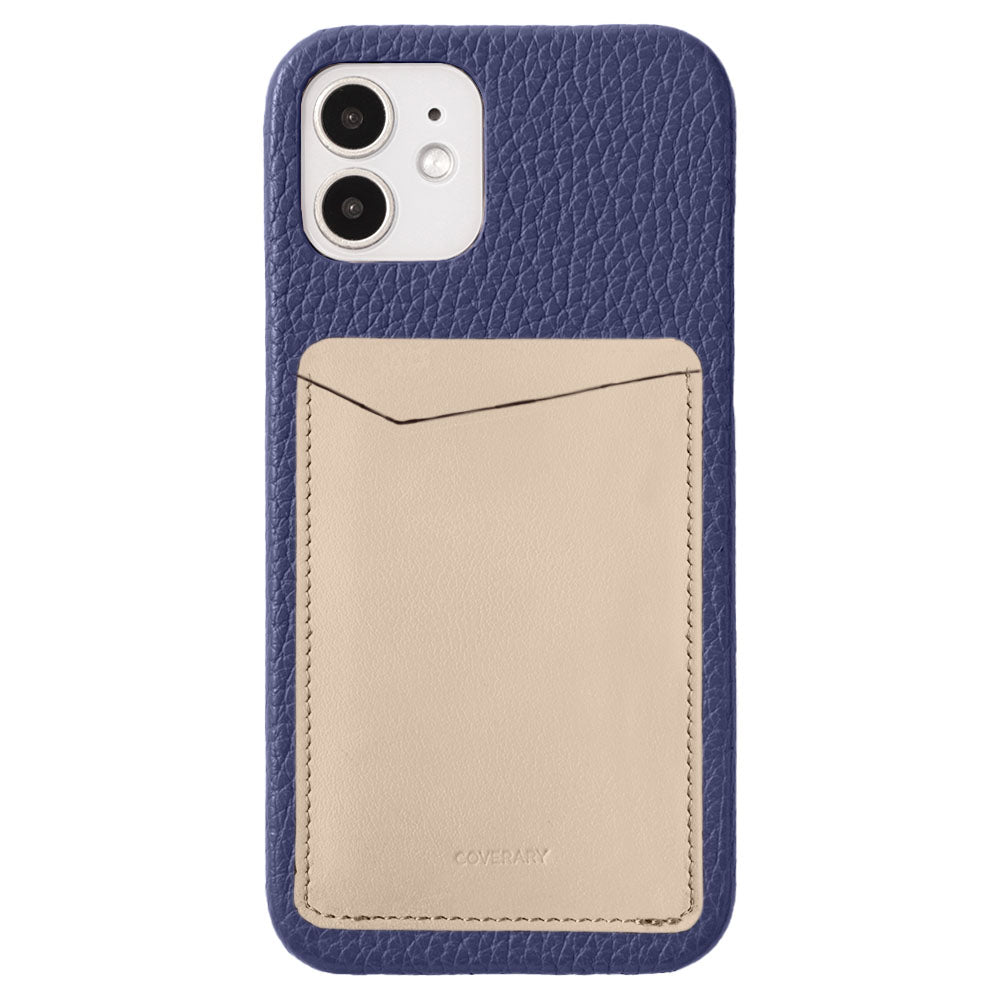 Genuine leather 32 colors Italian shrink leather with vertical/horizontal selectable card pockets back case AQUOS series