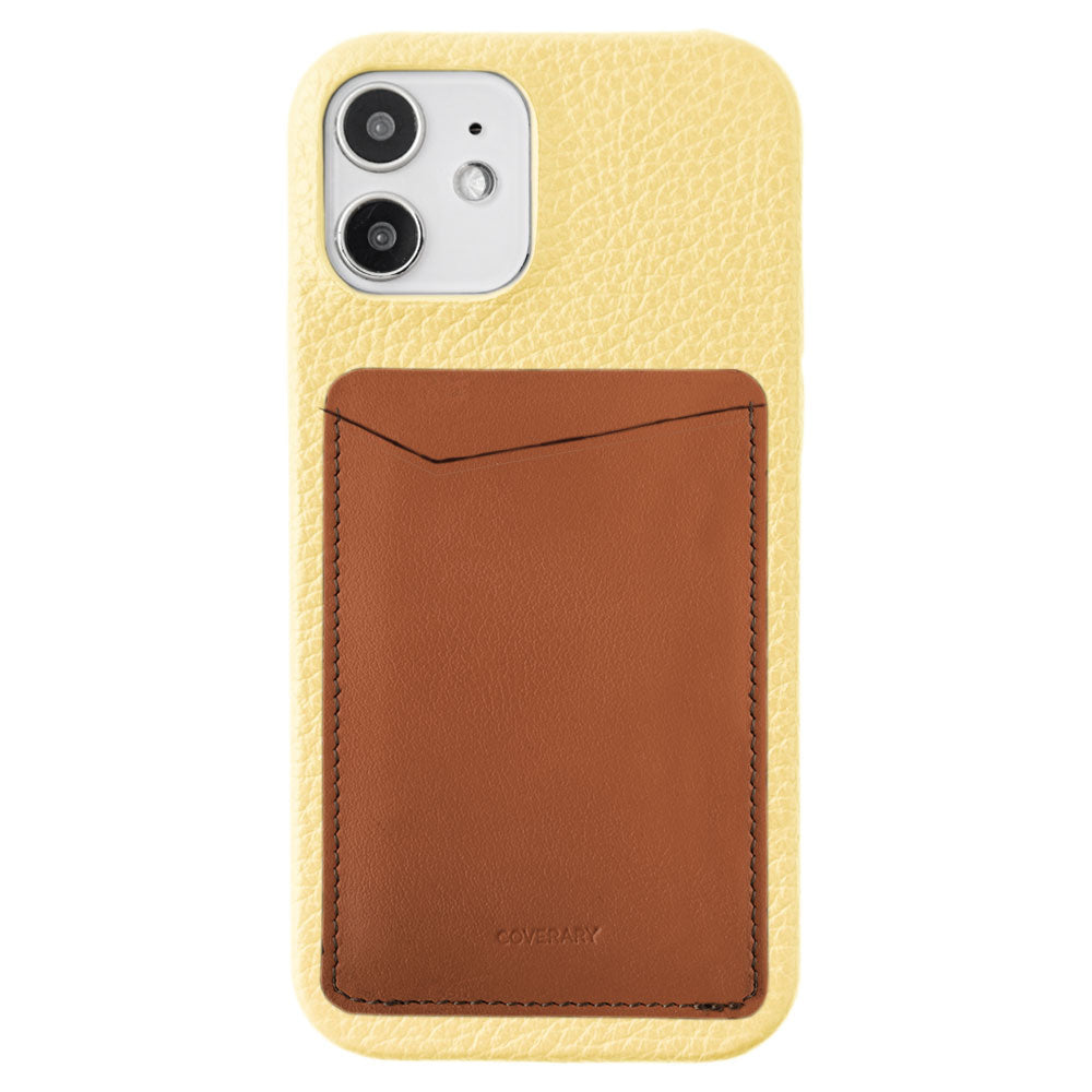 本革 32色 イタリアンシュリンクレザー 縦・横選べるカードポケット付き 背面ケース iPhoneシリーズ