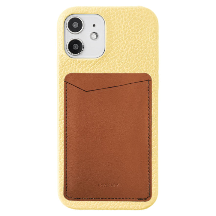 本革 32色 イタリアンシュリンクレザー 縦・横選べるカードポケット付き 背面ケース iPhoneシリーズ