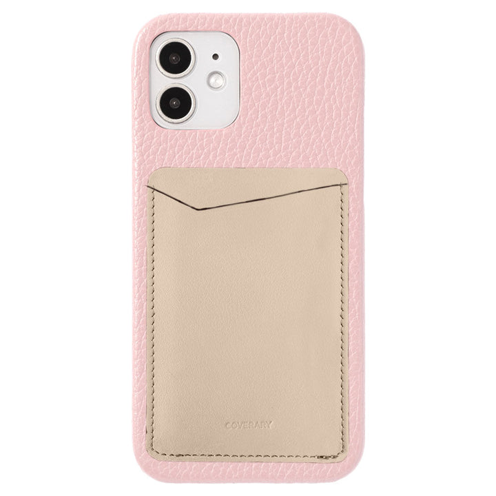 Genuine leather 32 colors Italian shrink leather with vertical/horizontal selectable card pockets back case Galaxy series