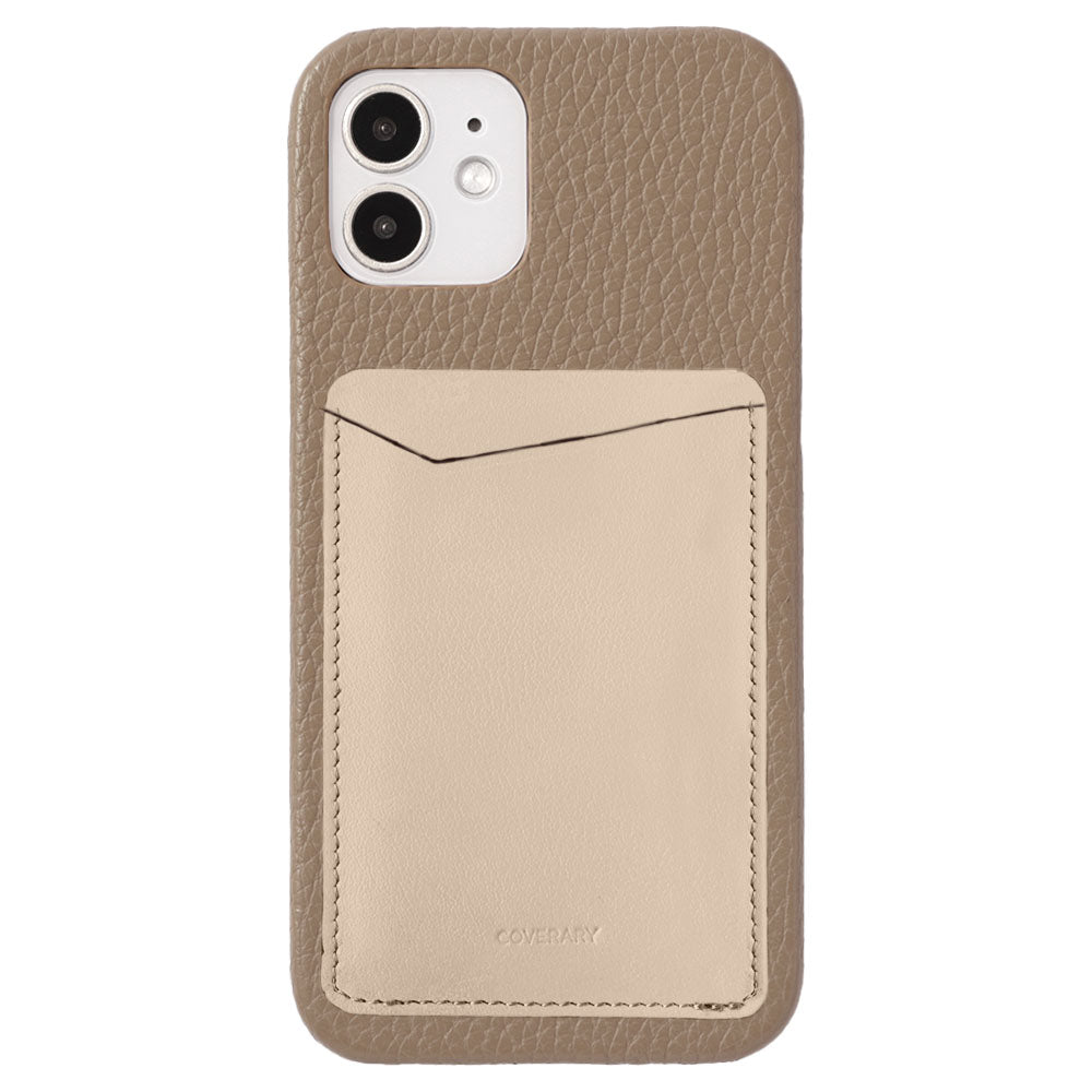 Genuine leather 32 colors Italian shrink leather with vertical/horizontal selectable card pockets back case AQUOS series