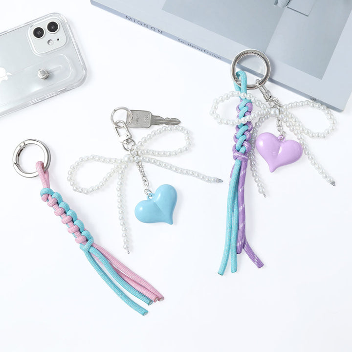 アクセサリー 網紐チャーム2 リボン