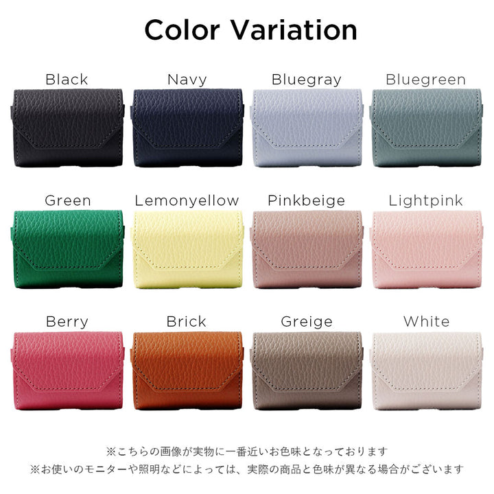 本革 イタリアンシュリンクレザー Airpodsケース