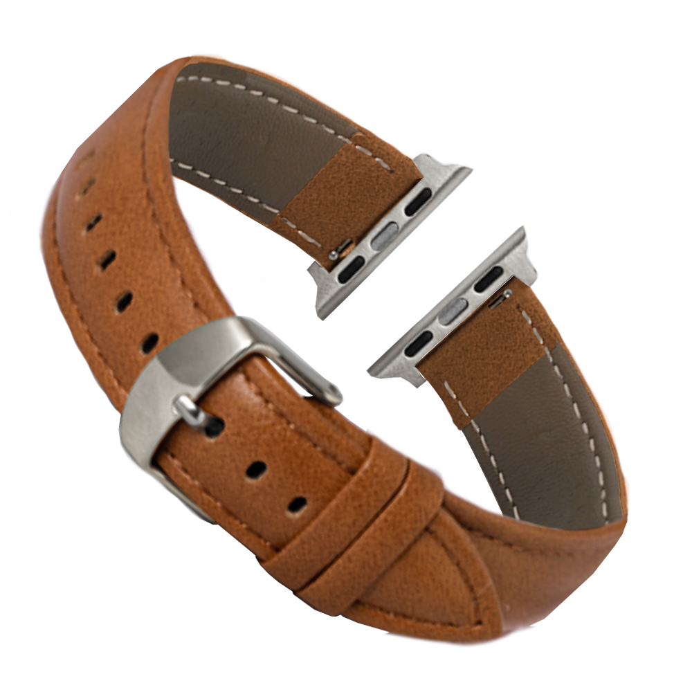 Vegan leather microfiber Apple Watch band