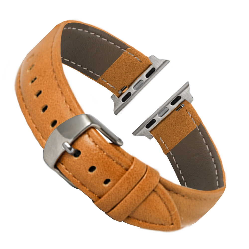 Vegan leather microfiber Apple Watch band