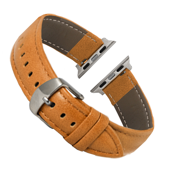 Vegan leather microfiber Apple Watch band