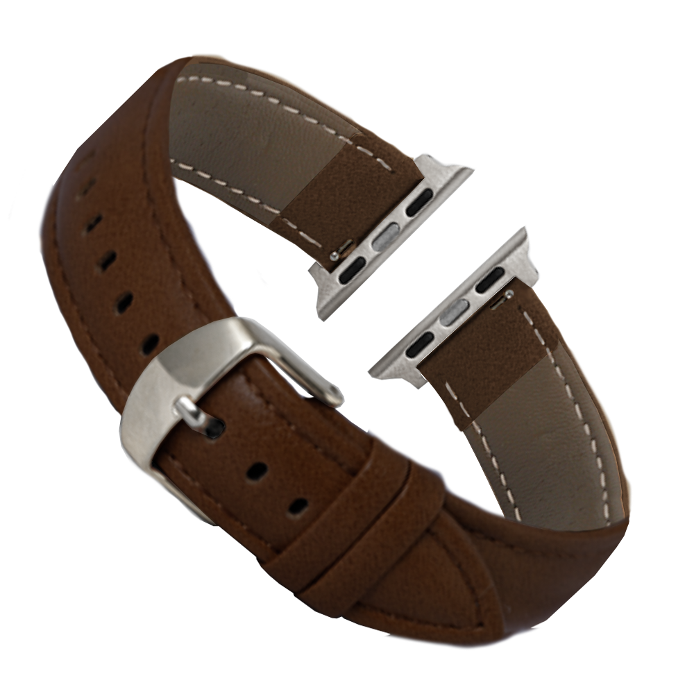 Vegan leather microfiber Apple Watch band