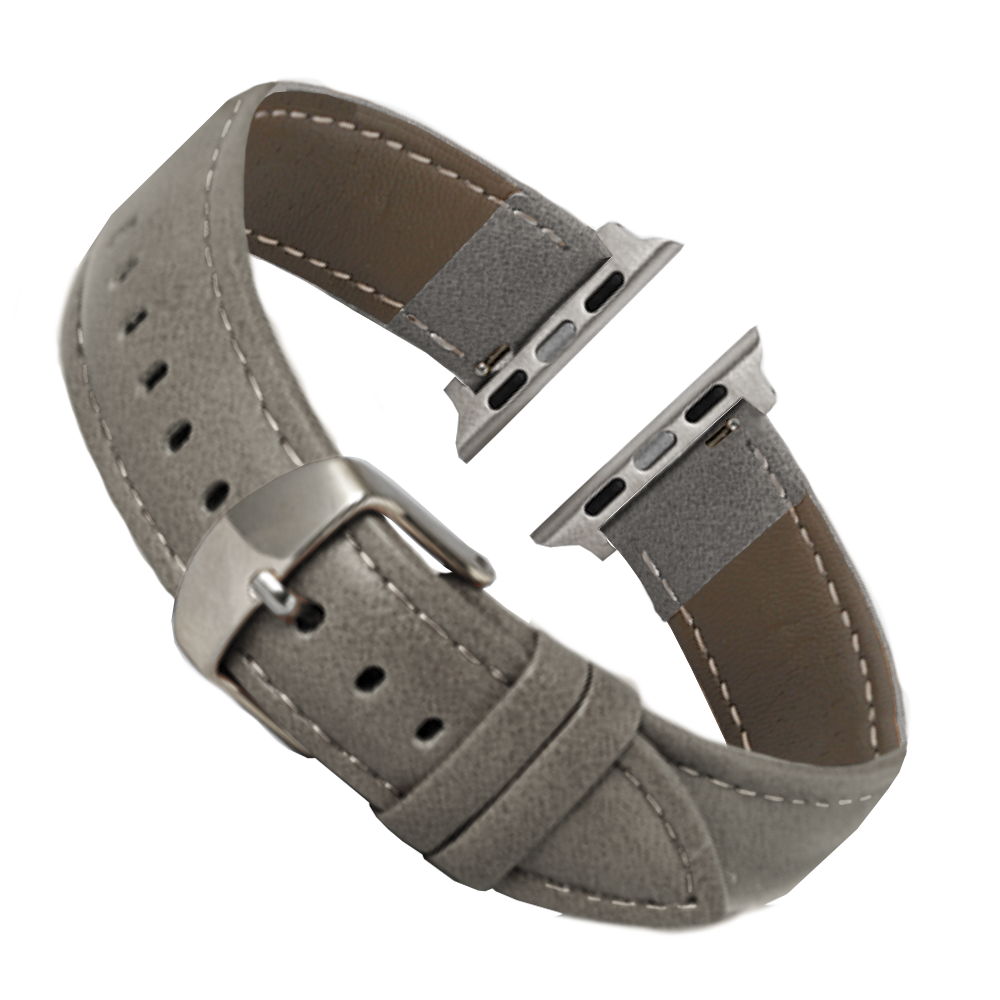 Vegan leather microfiber Apple Watch band