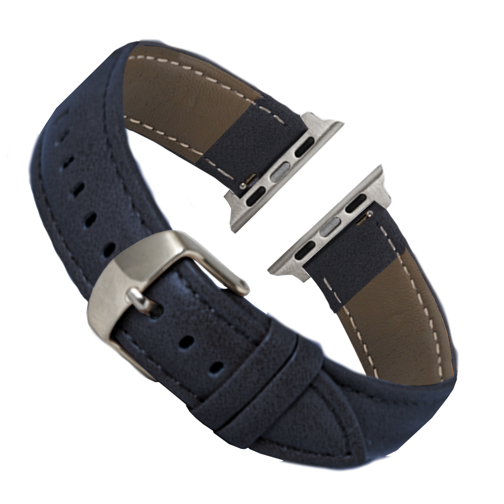 Vegan leather microfiber Apple Watch band