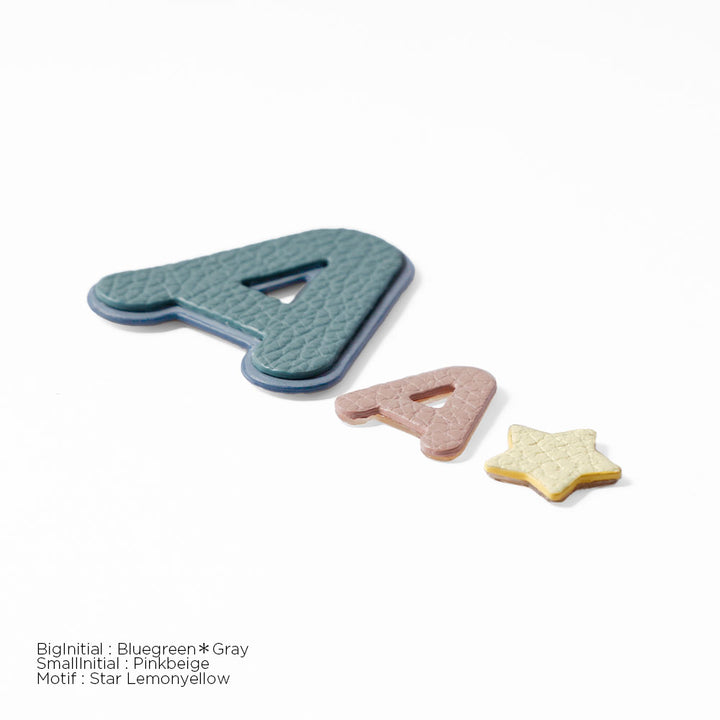 Accessories Genuine Leather Italian Shrink Leather 3-Piece Set Patches