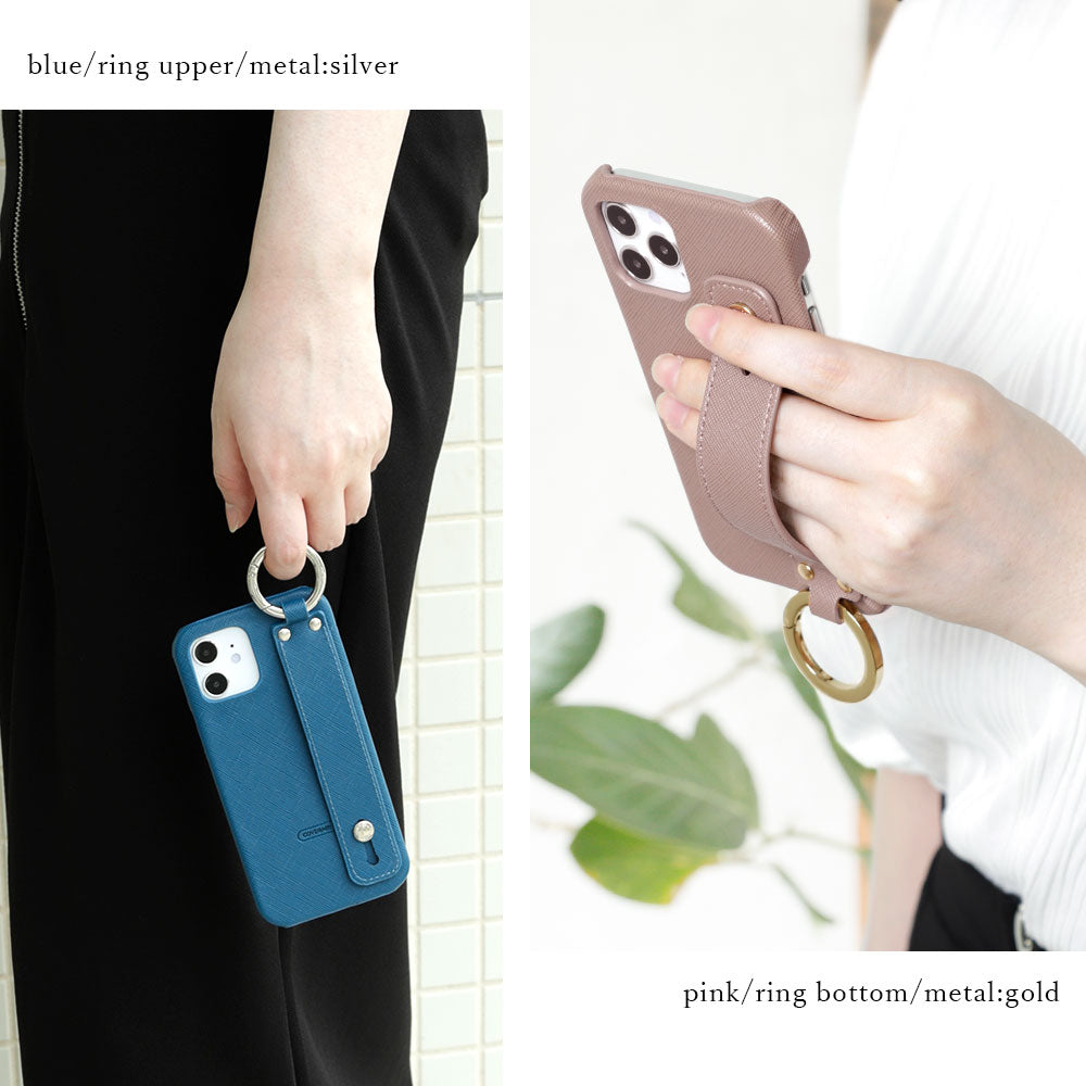 Vegan leather classic back case with hand belt