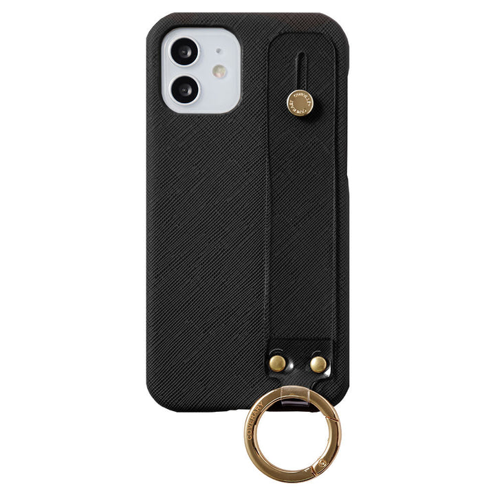 Étui arrière avec ceinture de main claire classique en cuir végan pour la série Google Pixel