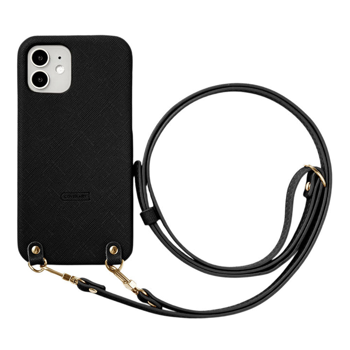 Vegan Leather Classic Back Case with Shoulder Strap AQUOS Series