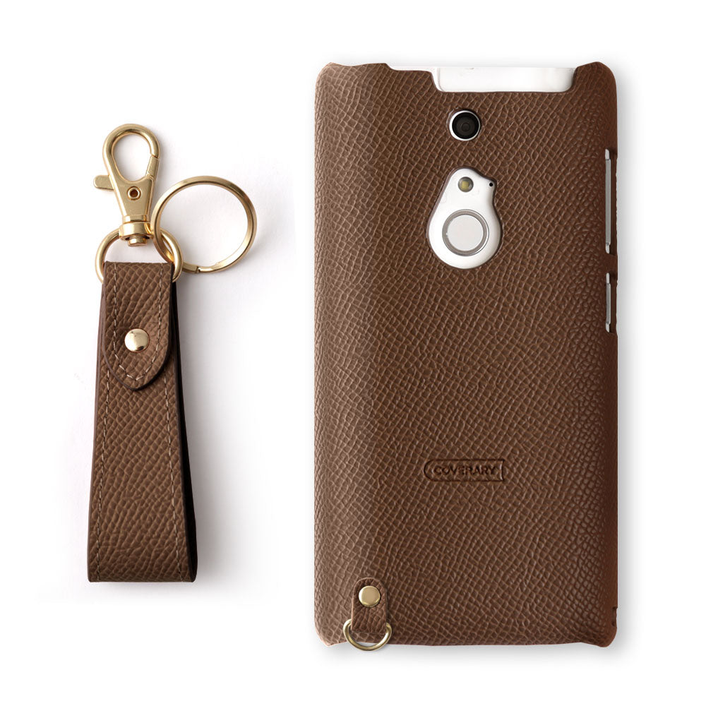 Vegan leather basic color back case with finger strap for Google Pixel series