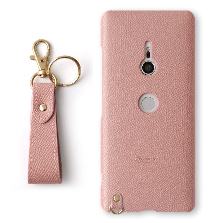 Vegan leather basic color back case with finger strap for Google Pixel series