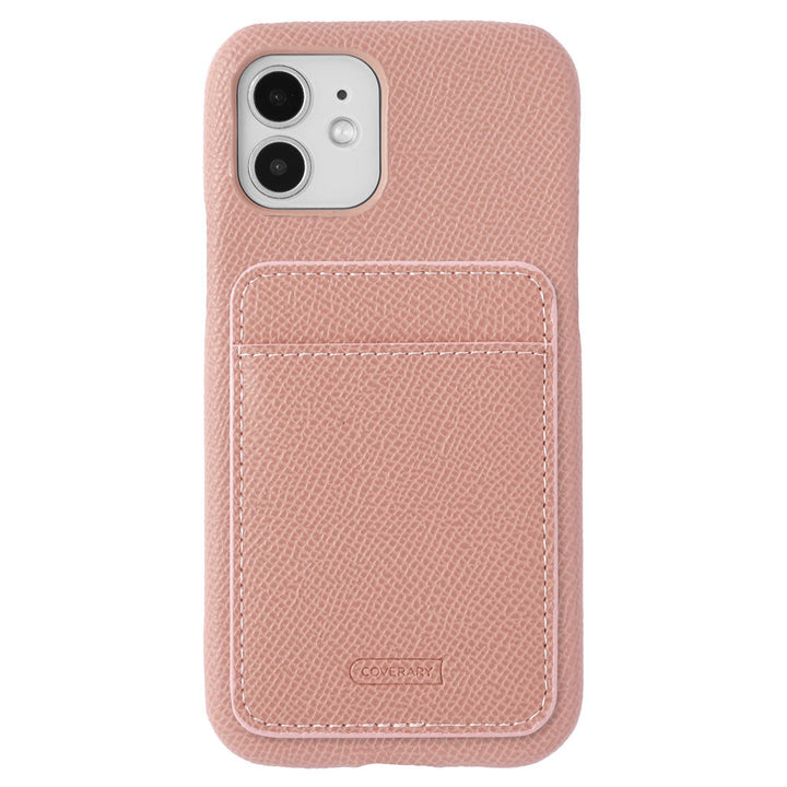 ヴィーガンレザー ベーシックカラー 縦・横選べるカードポケット付き 背面ケース AQUOSシリーズ