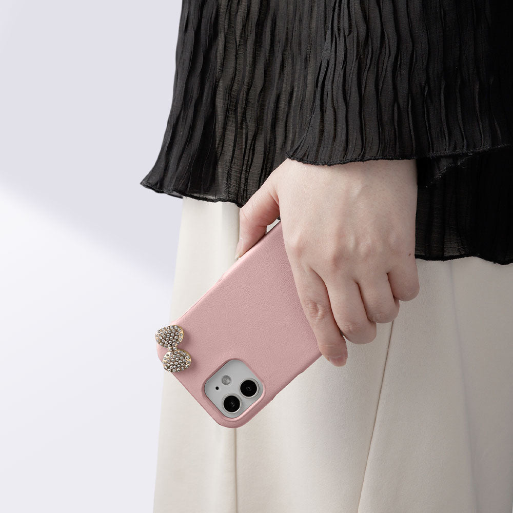 Cuir végan pastel terne point d'angle 1 coque arrière