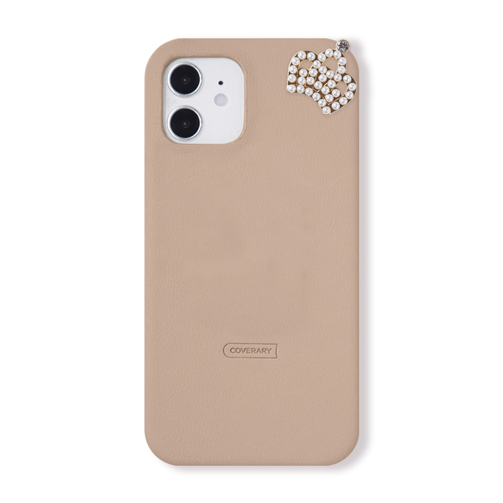 Cuir végan pastel terne point d'angle 1 coque arrière