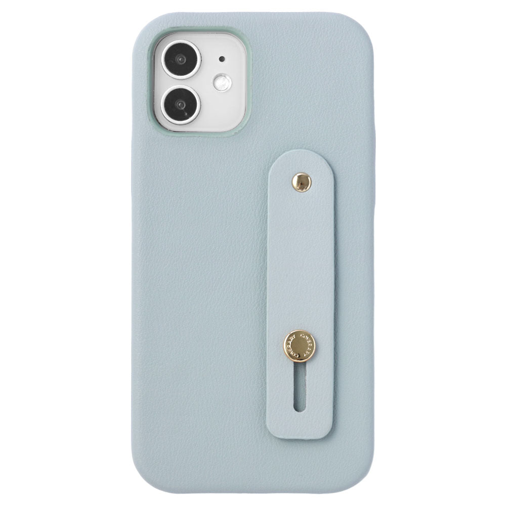 Cuir végan pastel terne avec ceinture pour doigt, coque arrière pour la série Google Pixel