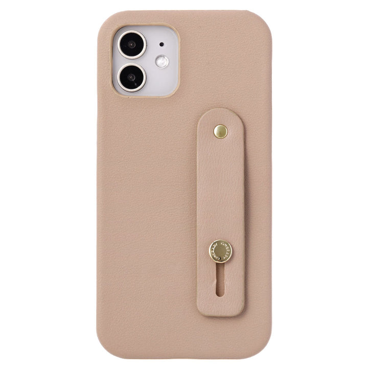 Cuir végan pastel terne avec ceinture pour doigt, coque arrière pour la série Google Pixel