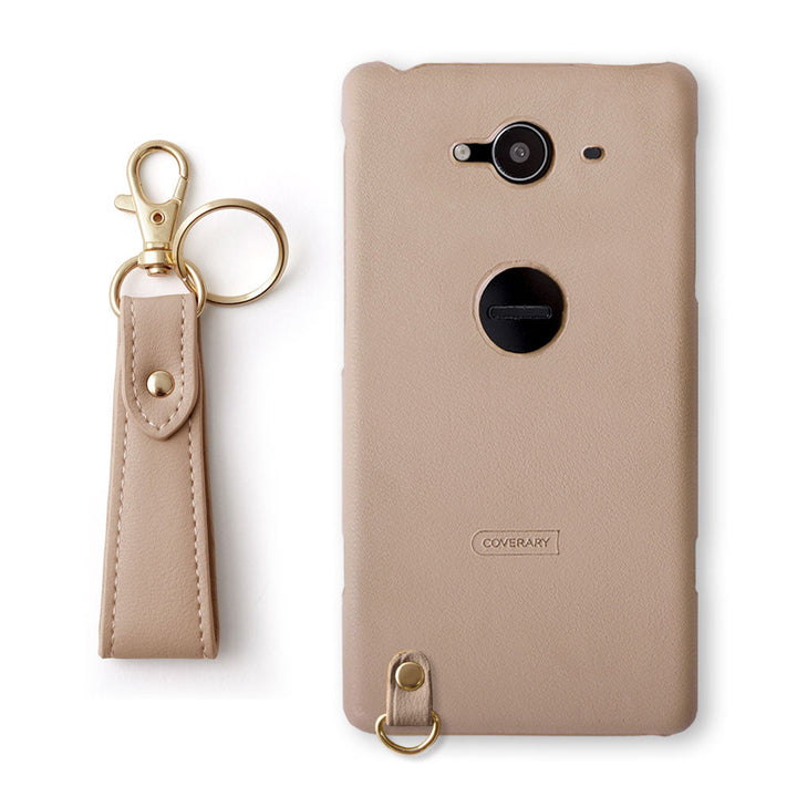 Vegan leather muted pastel back case with finger strap for Google Pixel series