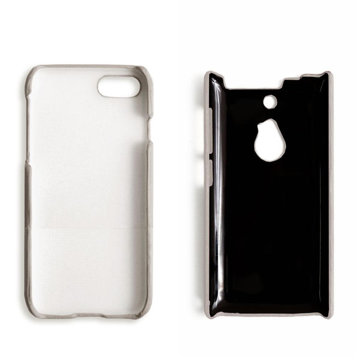 Cuir végan couleur terne bicolore point de coin 1 coque arrière