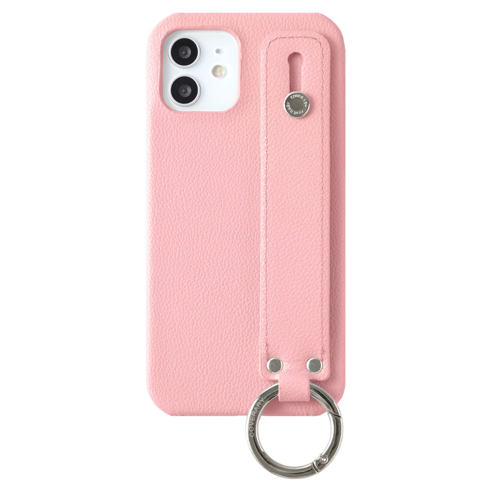 Vegan Leather Basic Leather-Style Hand Belt Attached Back Case for Google Pixel Series