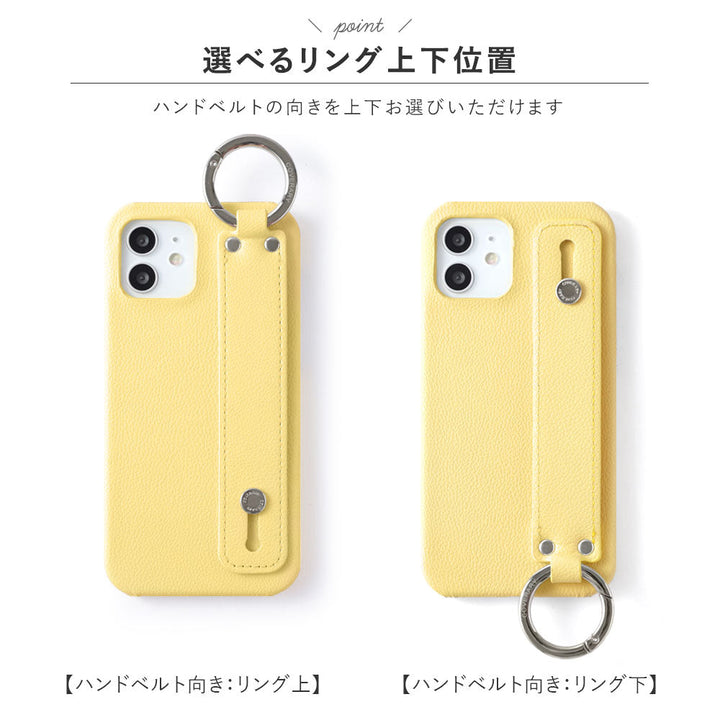 Vegan Leather Basic Leather-Style Hand Belt Attached Back Case for Google Pixel Series