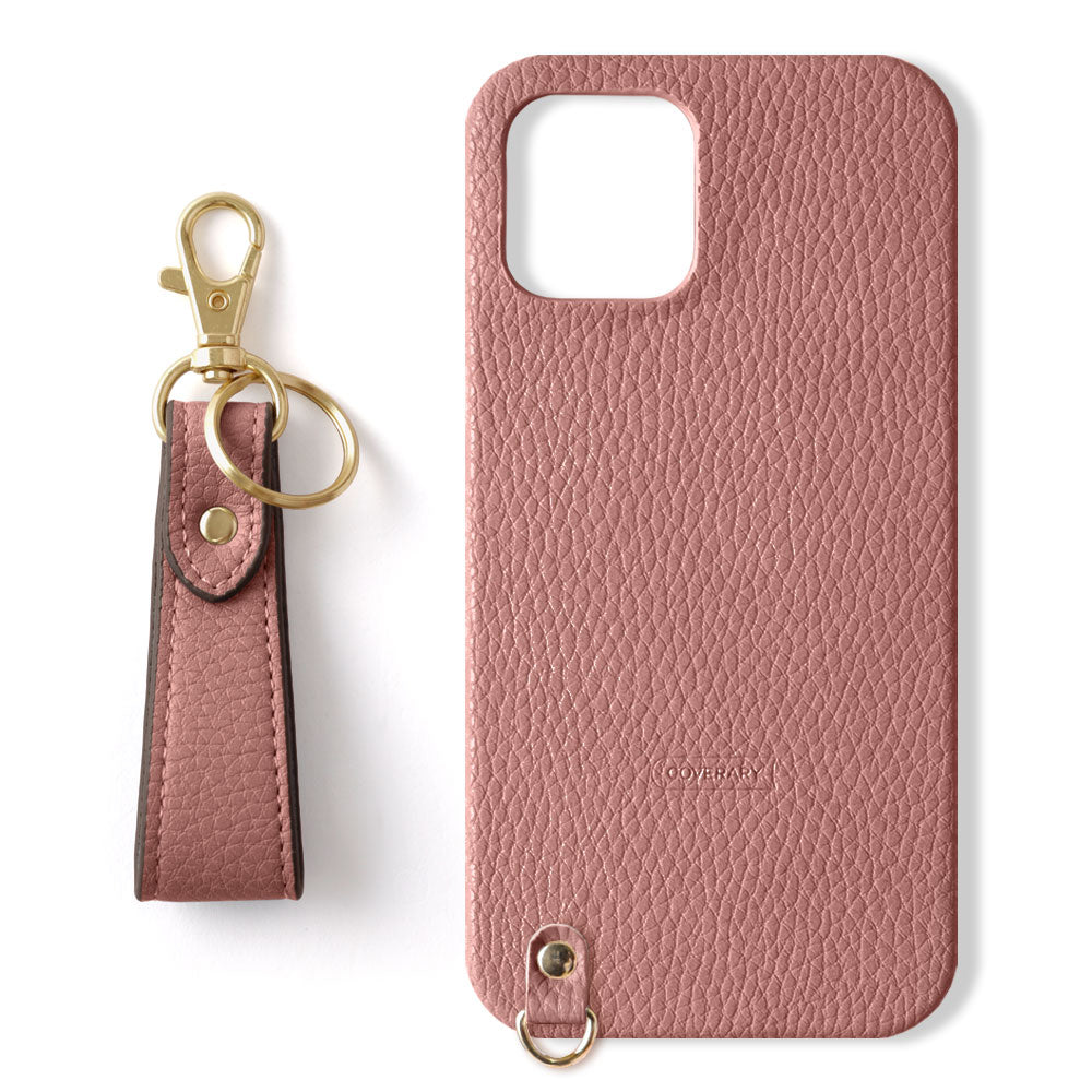 Vegan leather textured smoky color with finger strap back case for Google Pixel series