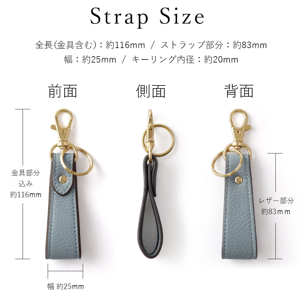 ヴィーガンレザー シボ加工 スモーキーカラー フィンガーストラップ付き 背面ケース Xperiaシリーズ