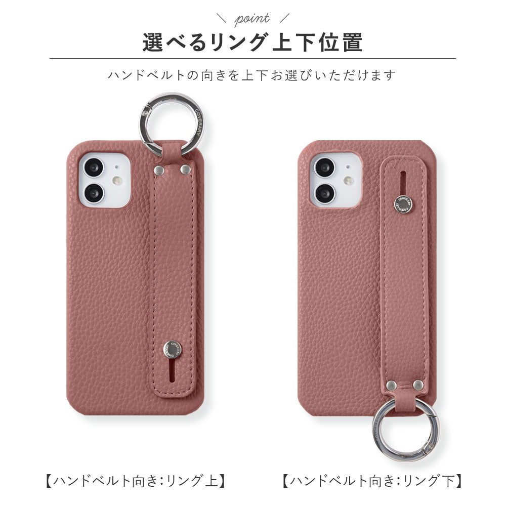 Cuir végan texturé couleur fumée avec sangle de main, coque arrière pour la série Google Pixel